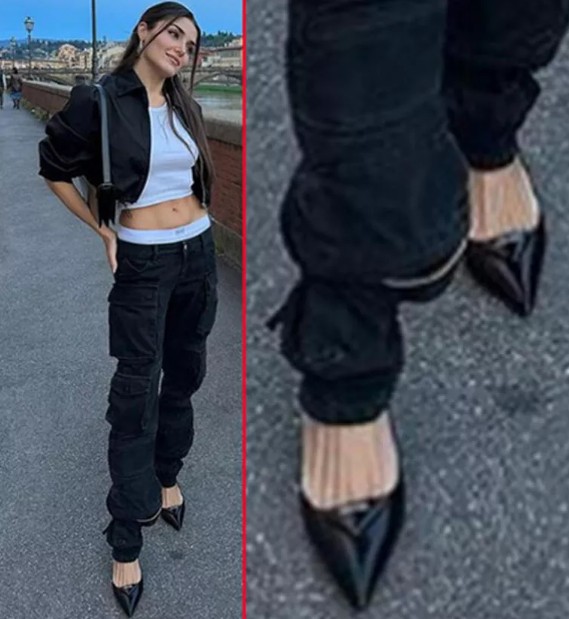 Hande Erçel'in ayakları olay oldu!